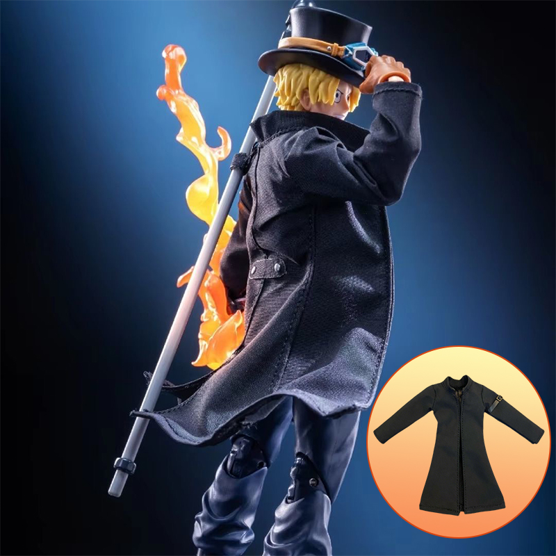 Windbreaker Anime Merchandise - 애니메이션 원피스 SHF 1/12 사보 블랙