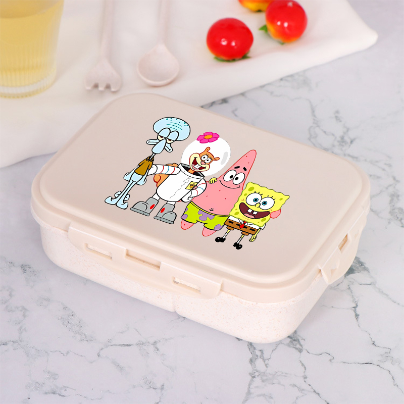 Manga Storage Box - 새로운 스폰지 밥 스퀘어팬티드 도시락 애니메이션