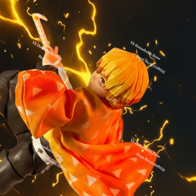 Windbreaker Anime Merchandise - 1/12 아가츠마 젠이츠 액션 피규어 오렌지