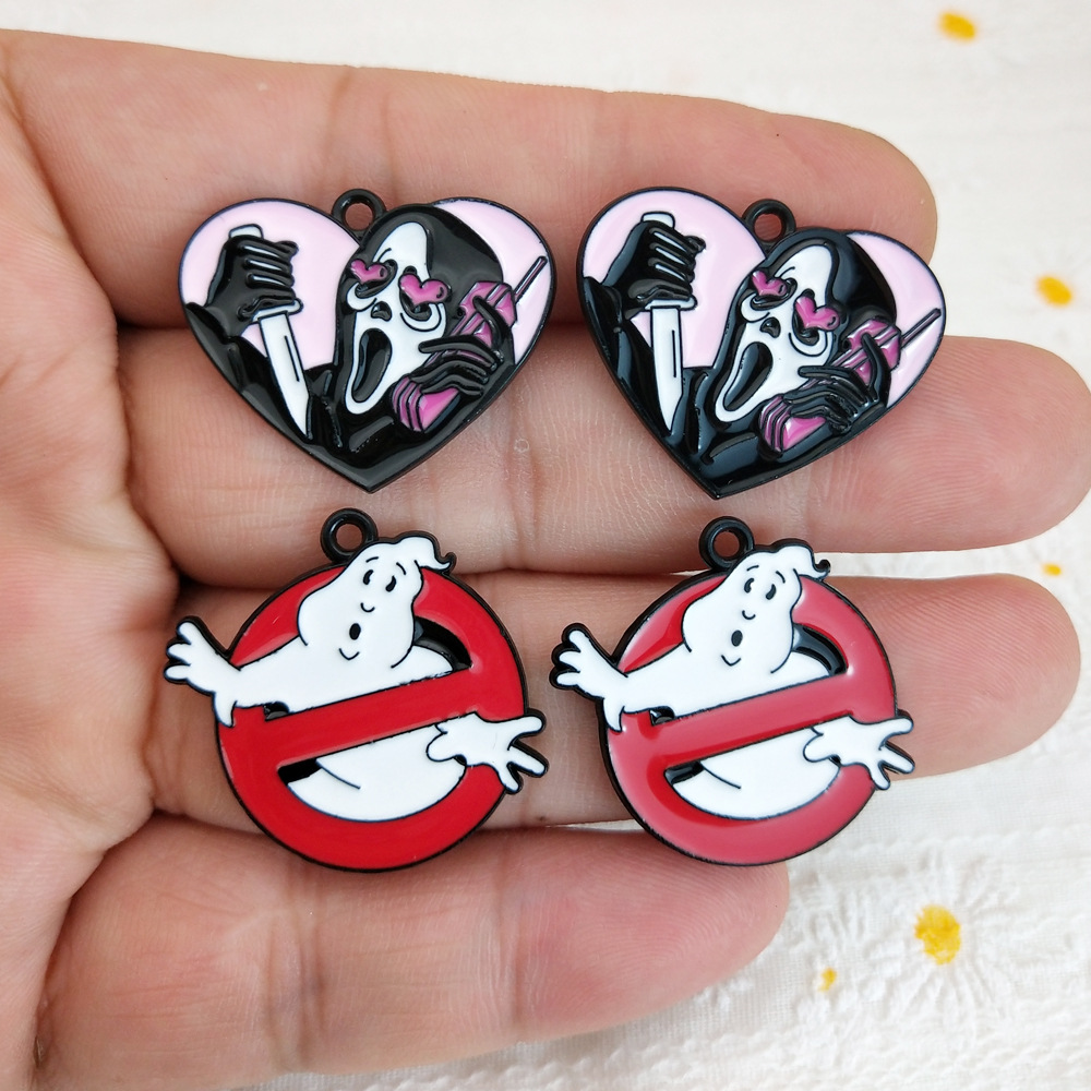 Anime Merchandise For Sale - 10pcs 만화 고스트버스터즈 장식품 귀여운 합금