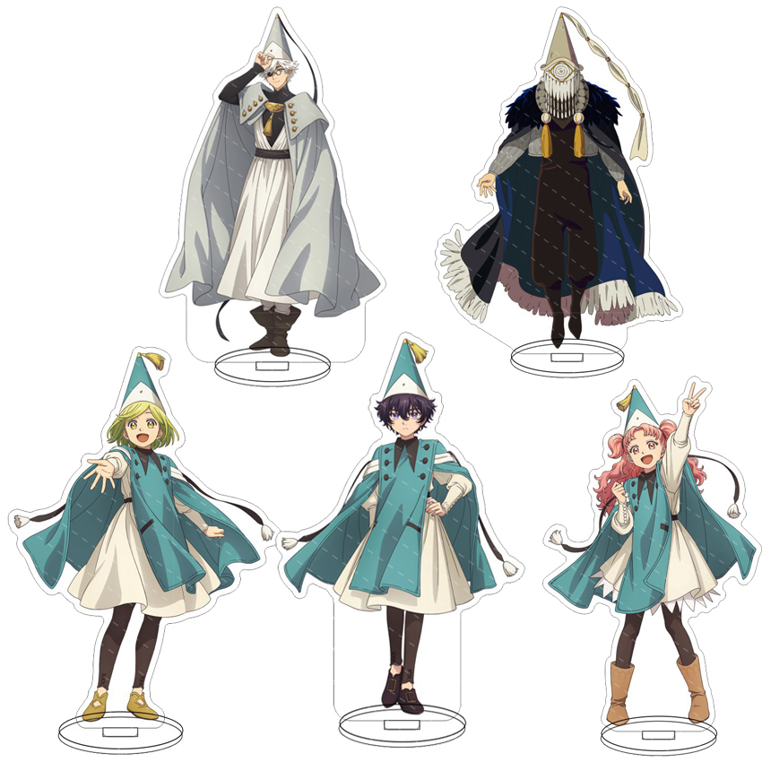 Anime Character Merchandise - 16CM 애니메이션 아크릴 스탠드 마녀 모자