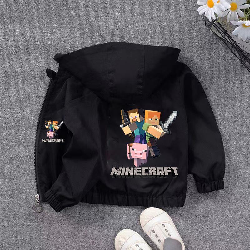 Minec Rafted Jacket 게임 테마 프린트  - Windbreaker Anime Merchandise 리뷰 및 가격