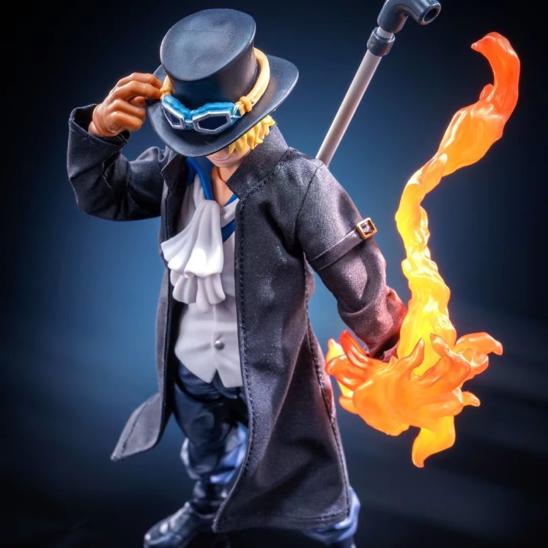 애니메이션 원피스 SHF 1/12 사보 블랙 롱 윈드브 - Windbreaker Anime Merchandise 리뷰 및 가격