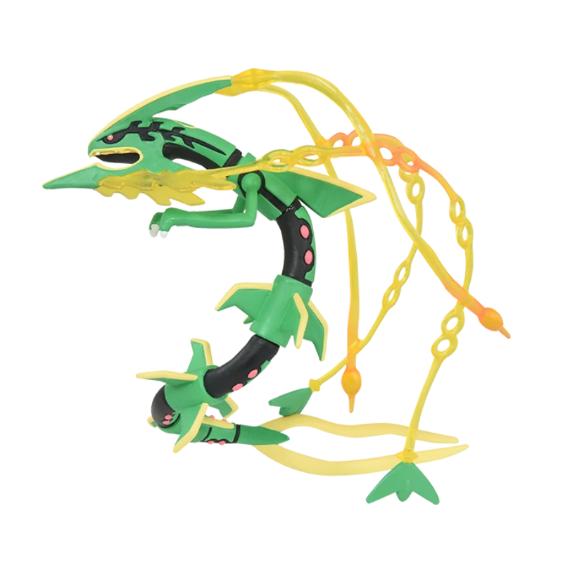 TOMY 한정판 포켓몬 피규어 ML 시리즈 메가 레이쿠 - Anime Merchandise For Sale 리뷰 및 가격