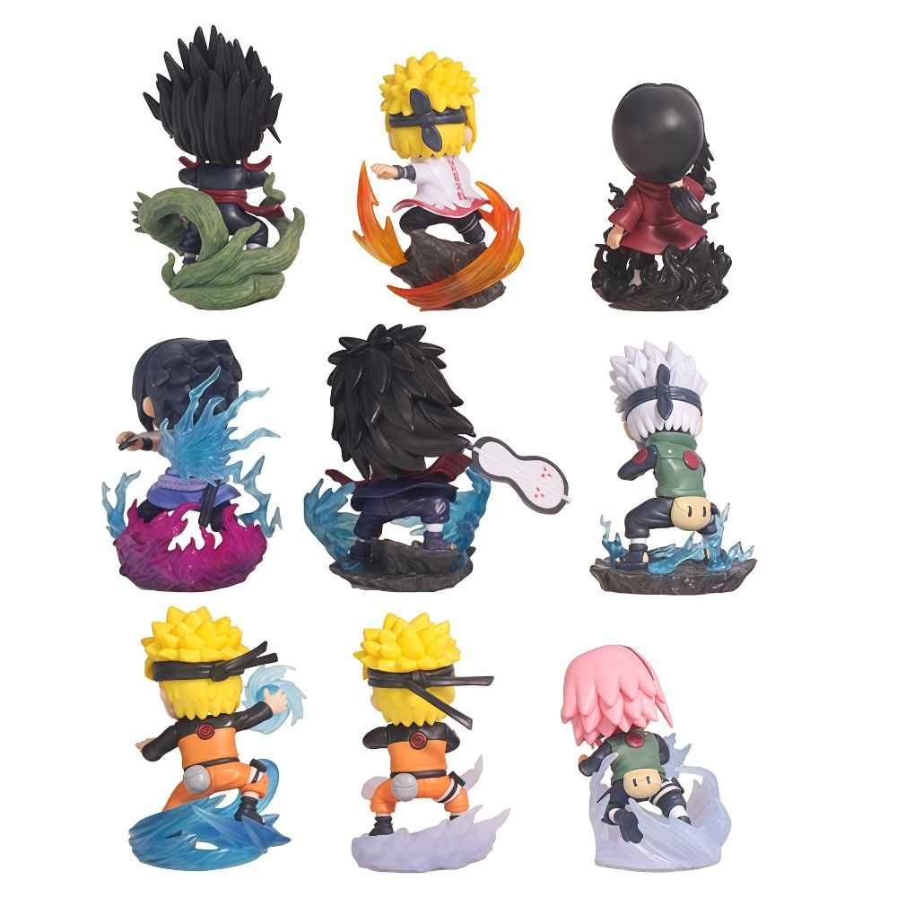 1-9 스타일 나루토 Q 버전 피규어 블라인드 박스 트 - Anime Merchandise Box Set 리뷰 및 가격