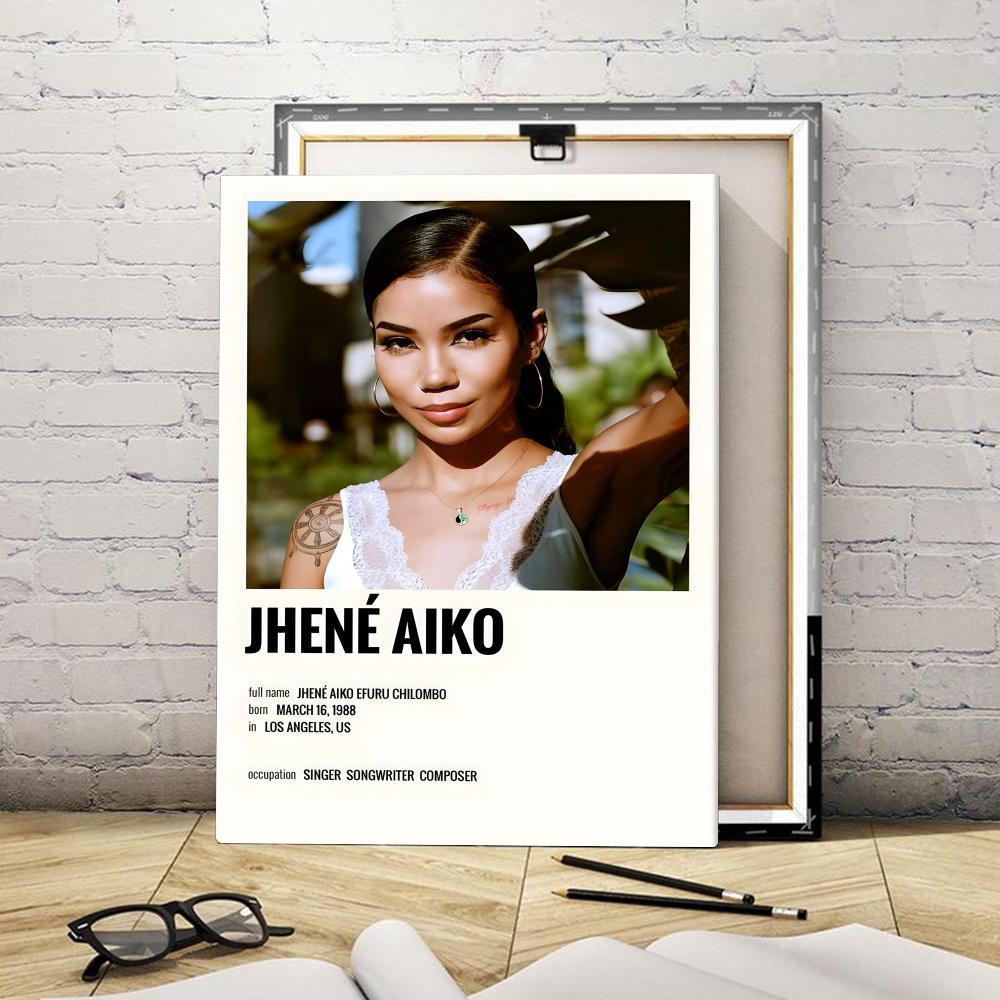 가수 J_Jhene A_Aiko 앨범 액자형 벽화, 침 - Art Print Framed 리뷰 및 가격