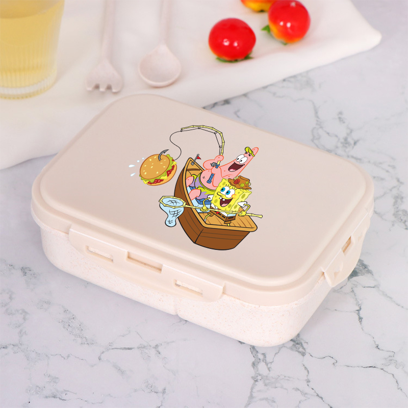새로운 스폰지 밥 스퀘어팬티드 도시락 애니메이션 만화  - Manga Storage Box 리뷰 및 가격