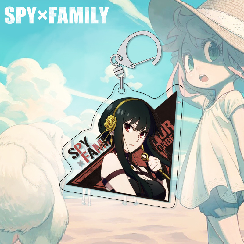 SPY×FAMILY 아냐 키체인 아크릴 참 귀여운 애니 - Anime Merchandise Keychain 리뷰 및 가격