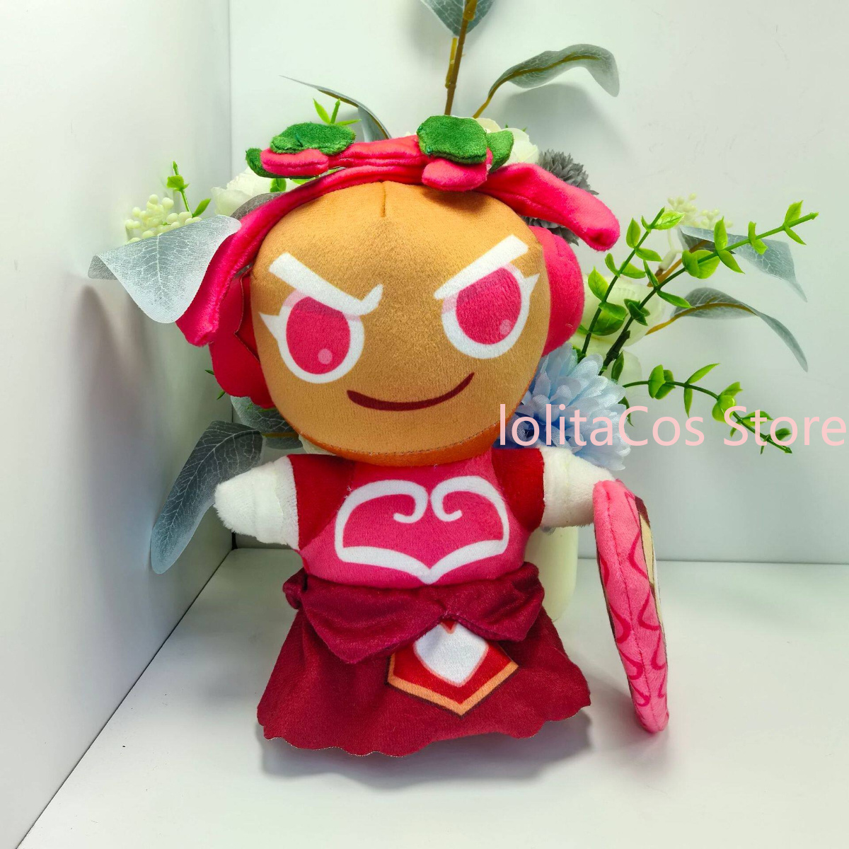 25cm 쿠키런: 킹덤 레드벨벳 쿠키 홀리베리 쿠키 카 - Plush Doll Anime 리뷰 및 가격