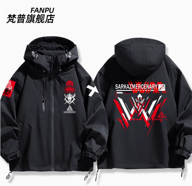 애니메이션 Arknights W 바람막이 재킷, 후드  - Windbreaker Anime Merchandise 리뷰 및 가격