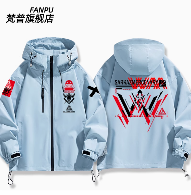 애니메이션 Arknights W 바람막이 재킷, 후드  - Windbreaker Anime Merchandise 리뷰 및 가격