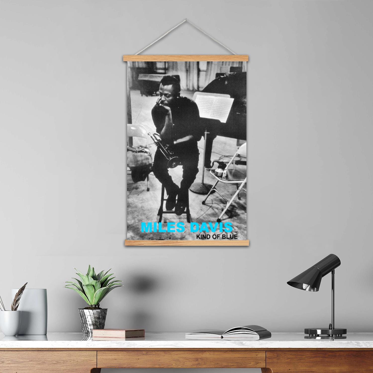 마일즈 데이비스 액자 벽화 캔버스 아트 포스터 및 벽  - Art Print Framed 리뷰 및 가격