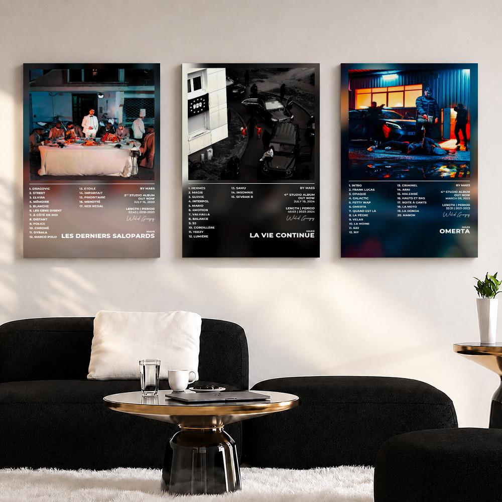 래퍼 음악 앨범 M-Maes 액자형 벽화, 침실 및 거 - Art Print Framed 리뷰 및 가격